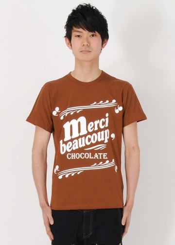 メルシーボークー、 / PD メンズ チョコティー� / Tシャツ dark brown(05)