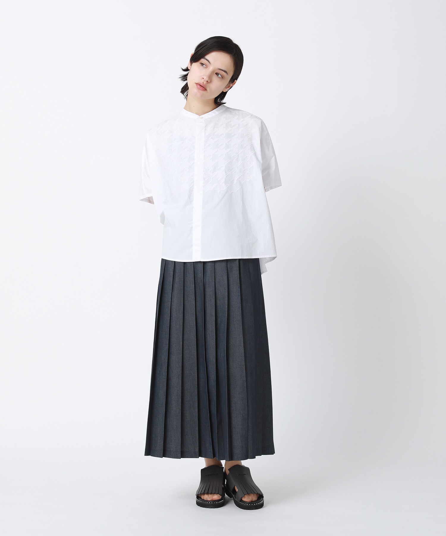 ZUCCa / S リサイクルPEデニム / スカート(M navy(13)): SALE| A-net