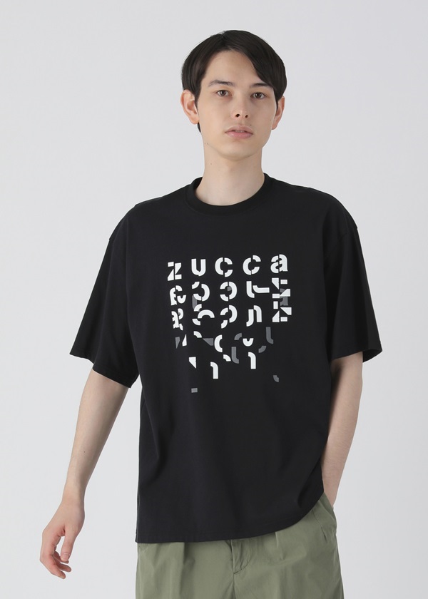 ZUCCa / S メンズ ジオメトリックロゴT / Tシャツ(M black(26)): SALE