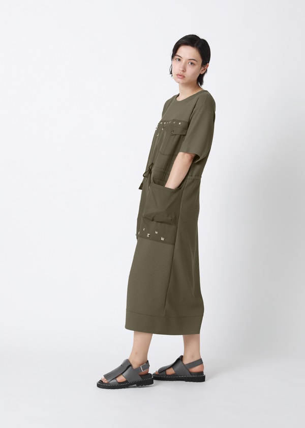 ZUCCa / (L)ワッフル / ワンピース(M khaki(09)): ZUCCa| A-net ONLINE