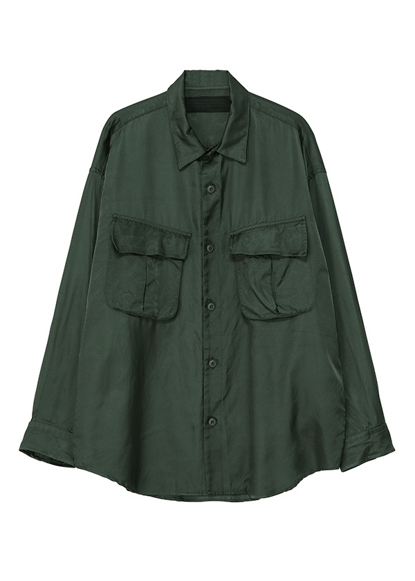 ZUCCa / S キュプラサテン / シャツ(M green(10)): SALE| A-net ONLINE