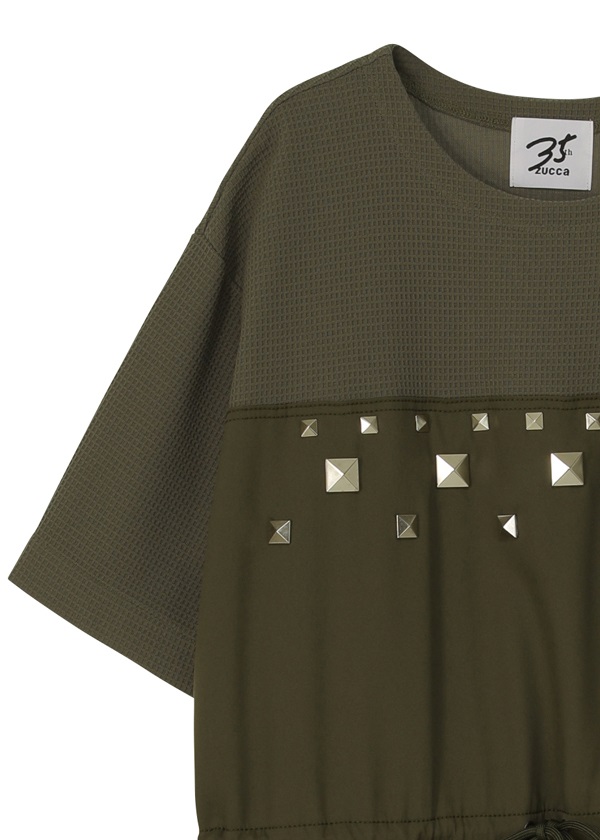 ZUCCa / (L)ワッフル / ワンピース(M khaki(09)): ZUCCa| A-net ONLINE