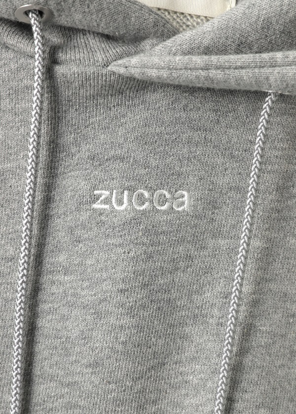 ZUCCa / LOGO刺繍フーディ / パーカー(M white(01)): ZUCCa| A-net ONLINE STORE