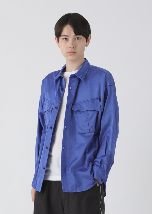 ZUCCa / S キュプラサテン / シャツ(M blue(12)): SALE| A-net ONLINE