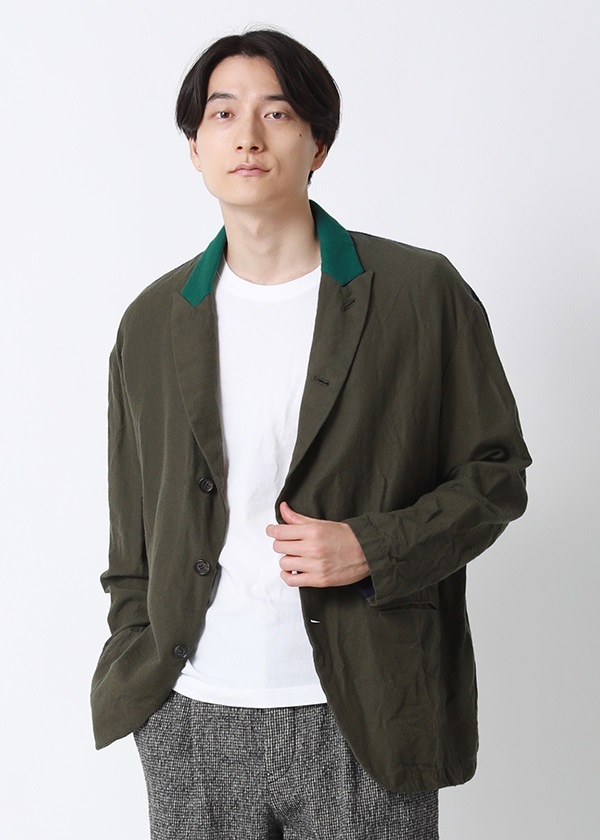 ZUCCa / S (L)ウールコットン縮絨 / ジャケット(M khaki(09)): SALE| A