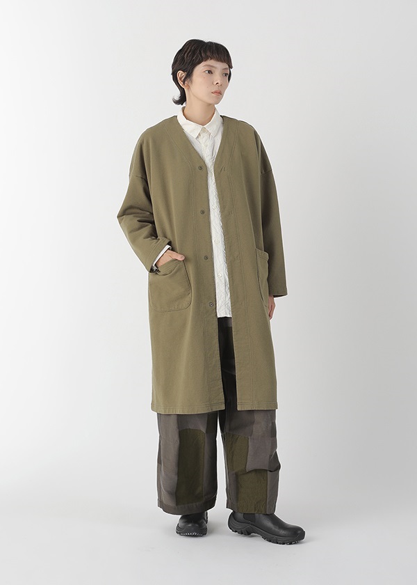 先行予約> Plantation / エア裏毛 / コート(M khaki(09)): Plantation| A-net ONLINE STORE