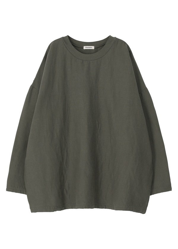 先行予約> Plantation L-line / ダブルYOORYUU T / ブラウス(02 charcoal gray(25)):  Plantation L-line| A-net ONLINE STORE