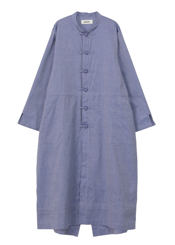 ZUCCa / (O) シャンブレーシャツ / ワンピース(M blue(12)): SALE| A-net ONLINE STORE