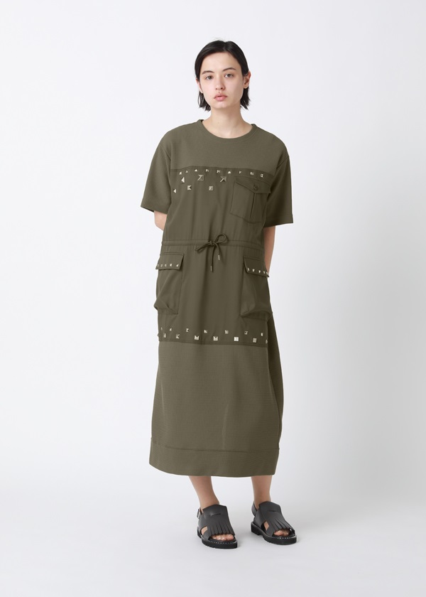 ZUCCa / (L)ワッフル / ワンピース(M khaki(09)): ZUCCa| A-net ONLINE