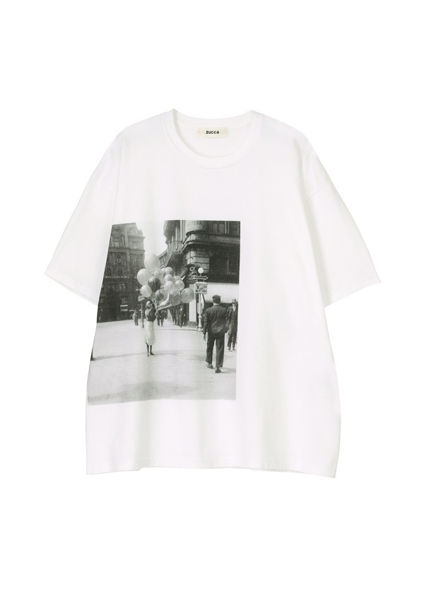 ZUCCa / S フォトT / Tシャツ(M white(01)): SALE| A-net ONLINE STORE