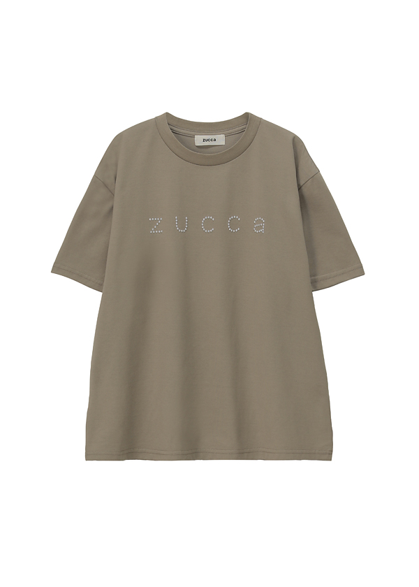 ZUCCa / P ミニスタッズロゴT / Tシャツ(M beige(03)): ZUCCa| A-net