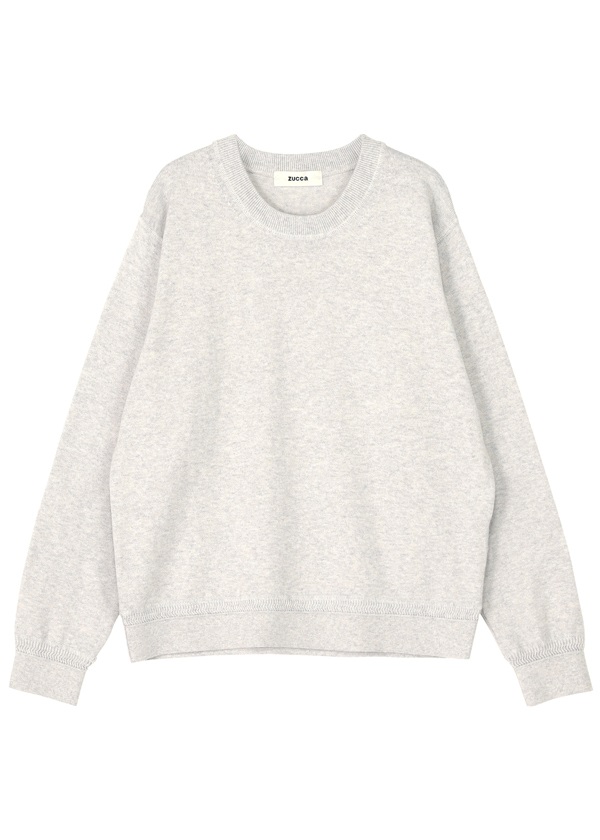 先行予約> ZUCCa / コットンカシミヤニット / ニット(M light gray(23