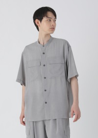 ZUCCa / S トリアセボイル / シャツ(M silver gray(23)): SALE| A-net